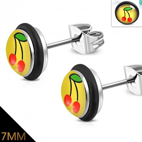 7mm | Ocelové náušnice