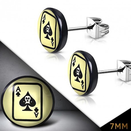 7mm | Ocelové náušnice