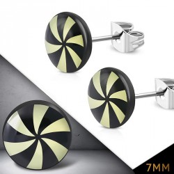 7mm | Ocelové náušnice